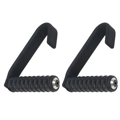 2Pcs Pulls Up Grip Handle Fitness Hook Handle Grip Non Slip Angled Grip Handle Ergonomic Heavy Duty for Barbell Pull-up Bars