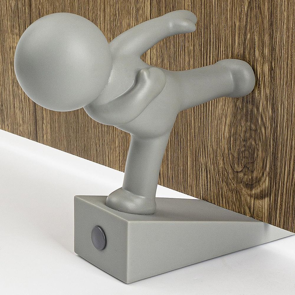 Cute Cartoon Decorative Door Stop No Drilling Action Figure Door Stopper Anti Collision Non-slip Door Bumper for Home&Bedroom