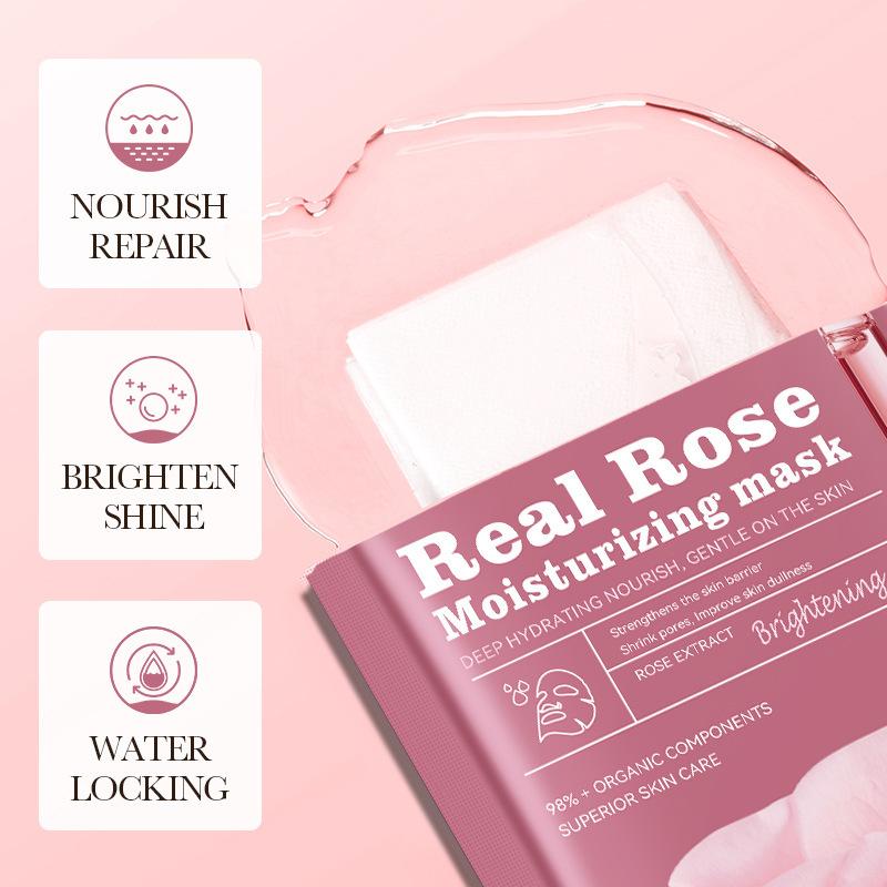 Sadoer Rose Hydrating & Brightening Mask Moisturising & Hydrating Mask Patch