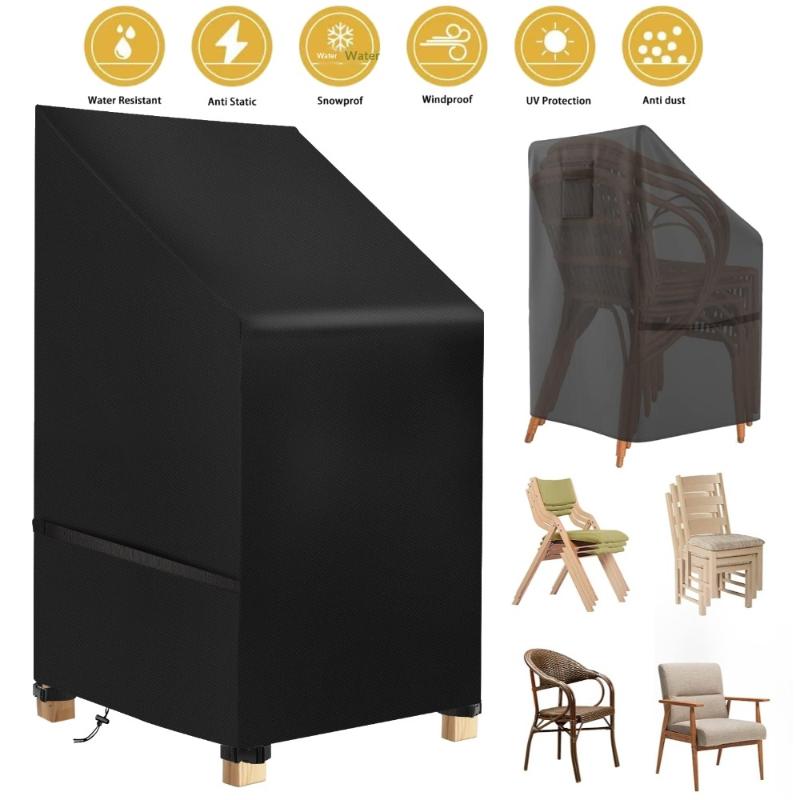 Waterproof Chair Cover for Stacking Garden Furniture 65x65x70x120cm UV Protection
