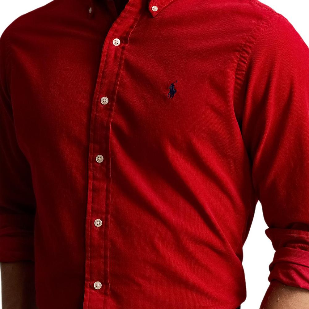 Polo Ralph Lauren Solid Color Logo Embroidered Button-Down Collar Long Sleeve Shirt Men shirts MNPOWOV16823818-620