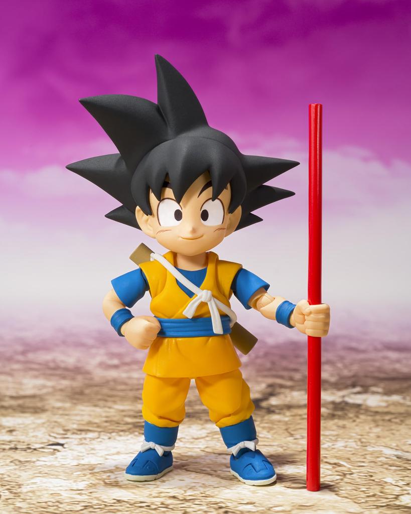 TAMASHII NATIONS Dragon Ball DAIMA Son Goku 70mm PVC ABC malovaná pohyblivá figurka SHFiguarts (Mini) -DAIMA – Přibližně. &