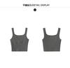 Summer Trendy Hot Girl Fashion Vest Strap Slimming Sleeveless Solid Color Slimming Bottom Top