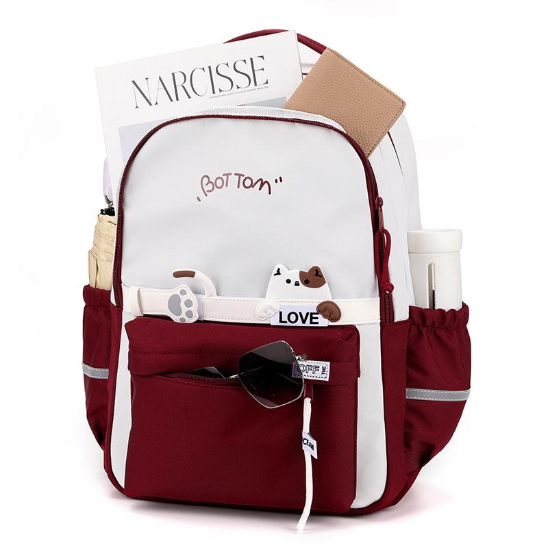 Mädchen Schultaschen für Jugendliche Mittelschüler Grundschule Rucksack Nylon Niedlichen Cartoon