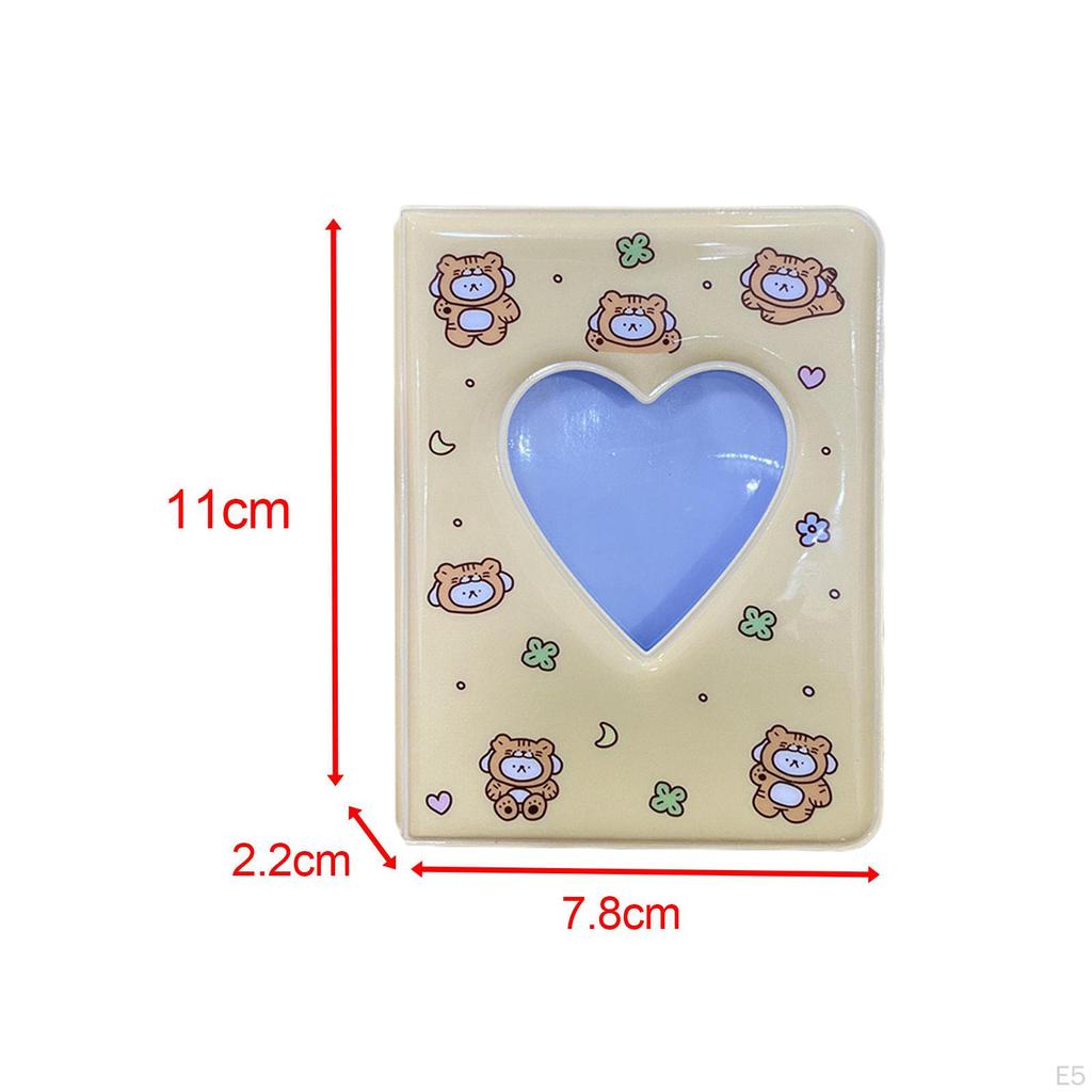 3 Inch Korean Idols Photocard Holder Book Binder, Hollow Sleeves for Photo