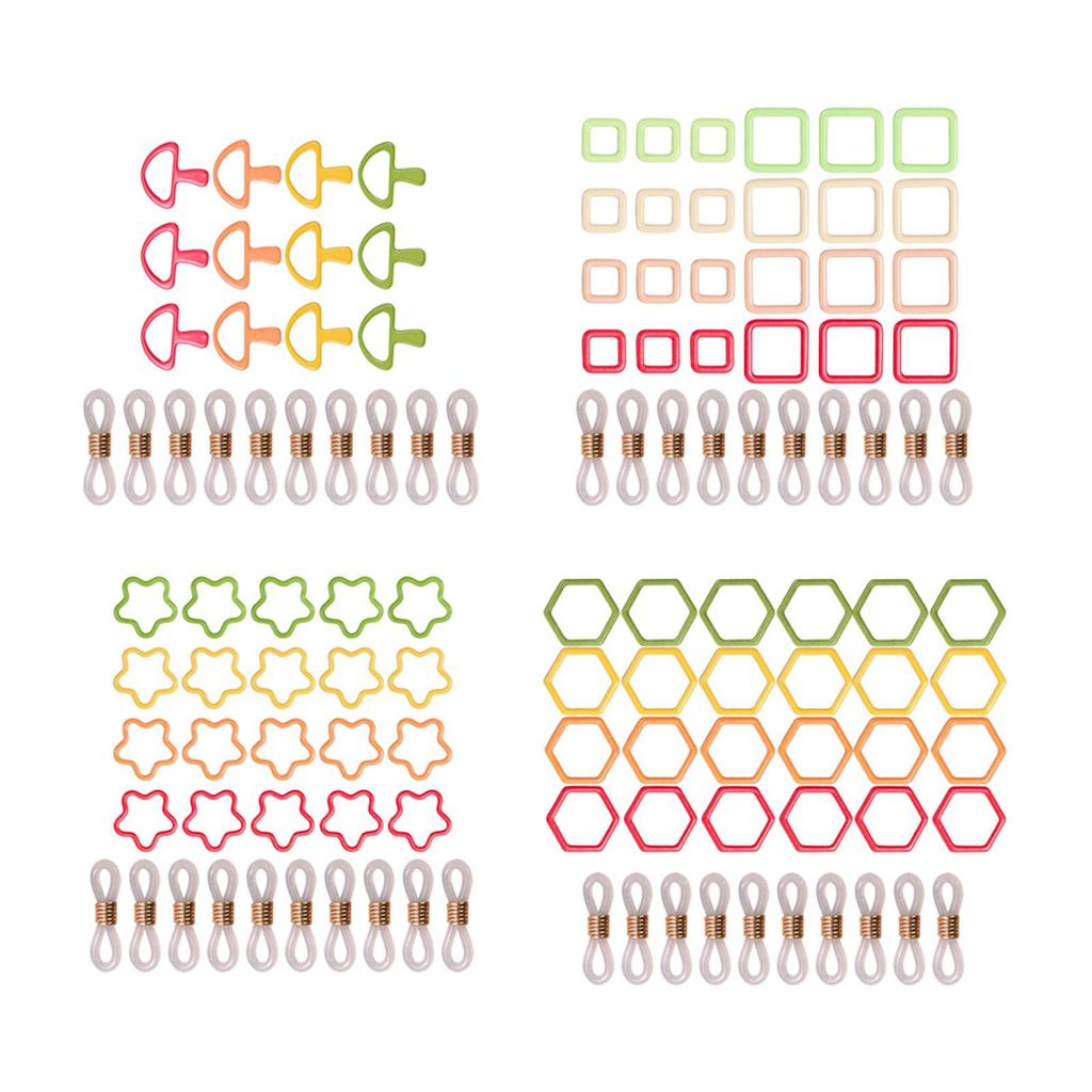 Maschenmarkierer Abnehmbar Handgefertigt Handwerk Verschlussmarkierer für Pullover Strickwerkzeug Schal Weben DIY Handgefertigt Handwerk Häkeln