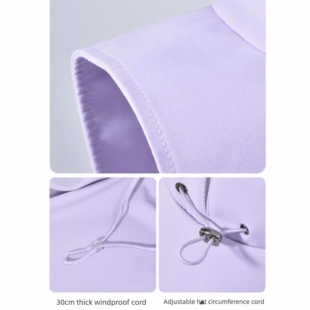 Wide-Brimmed Sunshade Sun Hat Full Face Sun Protection Neck Protection Cap Fashion Mask Hat  Travel