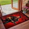 Tappeto in Peluche di Velluto di Cristallo con Stampa di Elvis Presley Anti?Indumenti da notte?Tappeto da Pavimento Resistente per Decorazione Domestica Interna