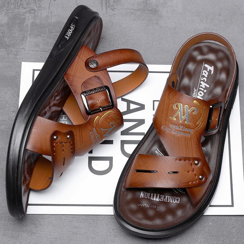 Men's sandals summer non-slip beach shoes men's foreign trade large size new flip-flops casual wear cool slippers