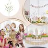 Easter Egg Branch Artificial Spring Foam Party Supplies with Leaves Easter Table Decor for Door Window Birthday Bedside
