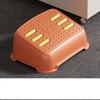 Ergonomic Footrest with Massage Rollers