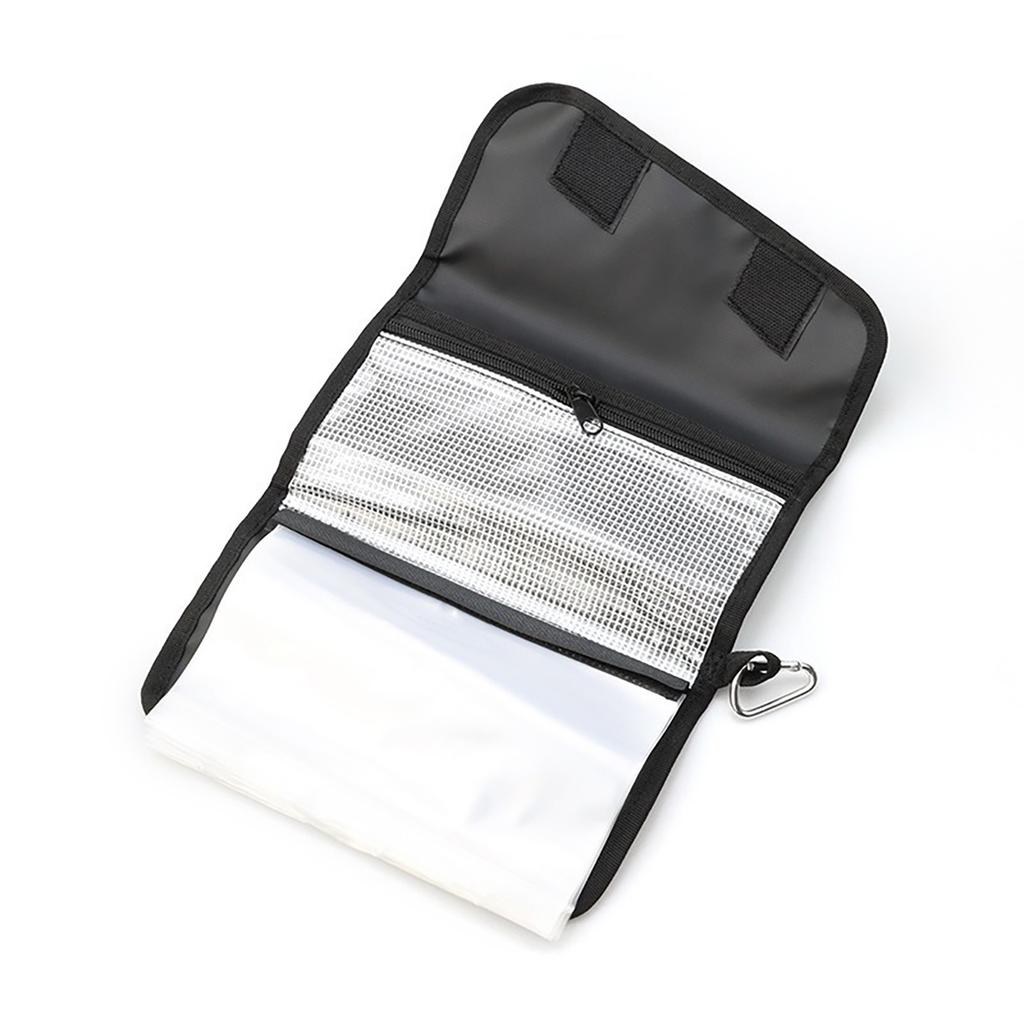 Waterproof Bait Bag Oxford Bait Wallet PVC Inner Bag Partition Fishing Bait Container Fishing Bait Sorting Bag