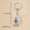 Exquisite Resin Fish Keychain Pendant In Transparent Water Bag for Bags Backpack