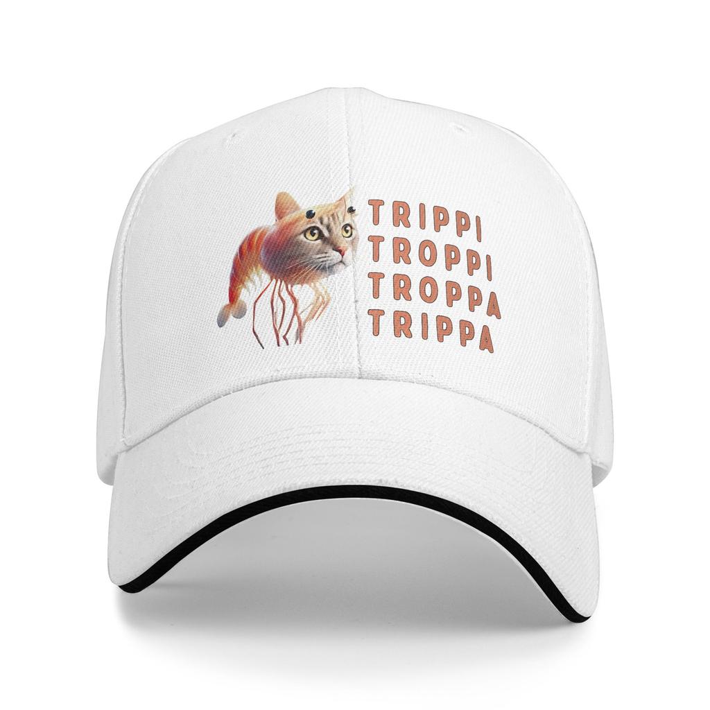 Trippi Troppi Cat Baseball Cap  Street Style Hip Hop Hats Summer Couple Women Kpop Rock Baseball Caps