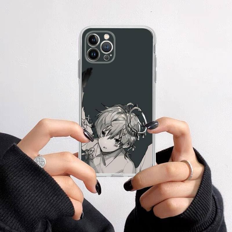 Anime Mafumafu Phone Case For iPhone 13 14 Pro Max XS XR 12 11 Pro 13 Mini 6 7 8 Plus Clear Back Cover Capa
