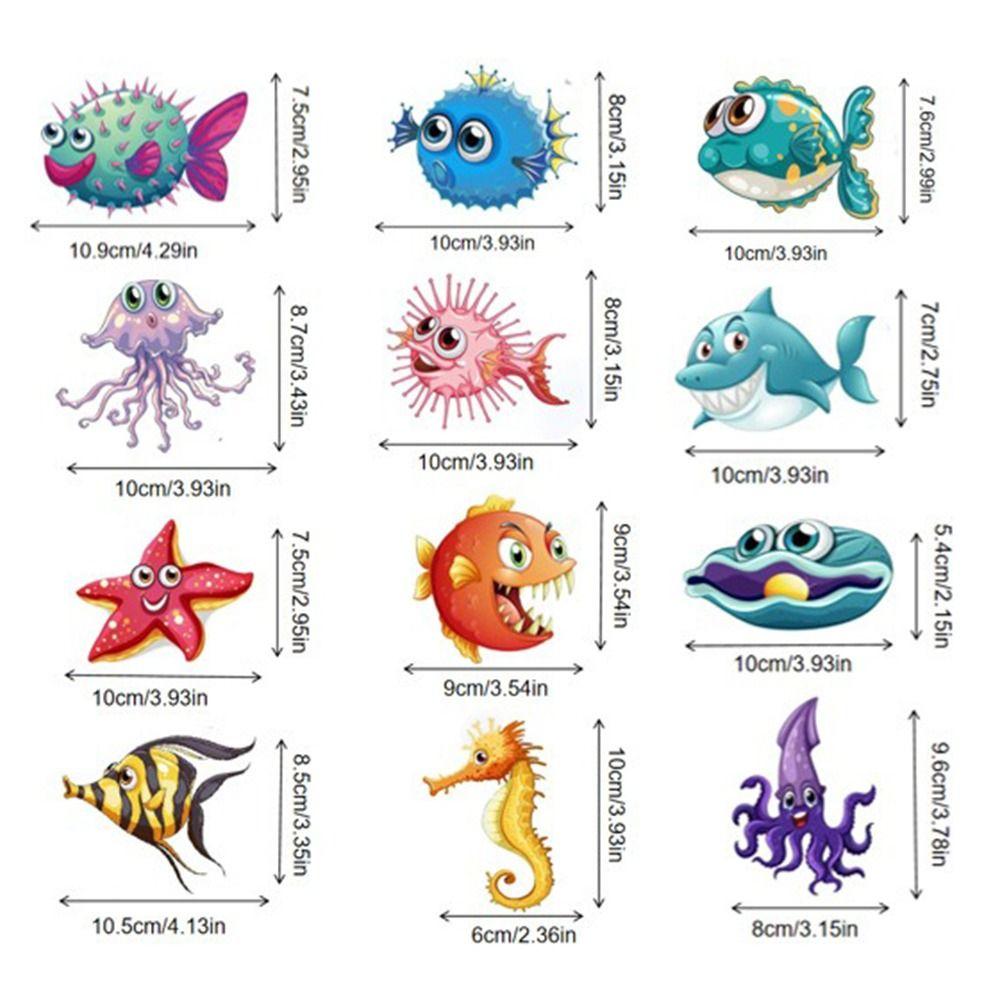 Flower Bath Tub Slip Stickers 3.99*3.93 Inch Cartoon Non-slip Sticker  Bathroom