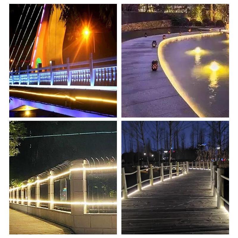 24V Self-Adhesive Solid Silicone COB LED Strip Light