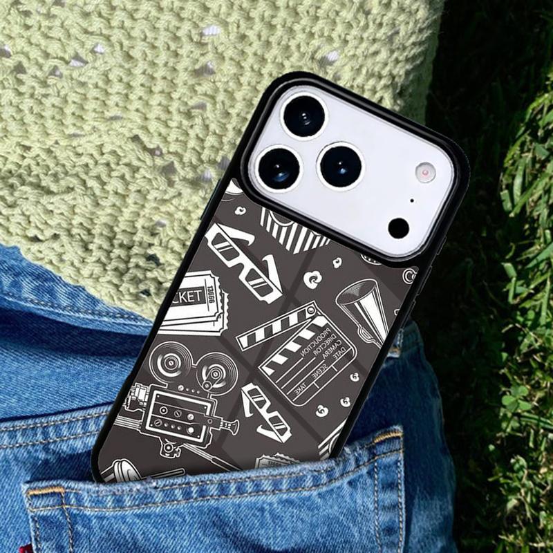 Clapper board Phone Case Cover for IPhone 11 12 13 14 15 16e 17 Pro Max Coque for IPhone 17 Air