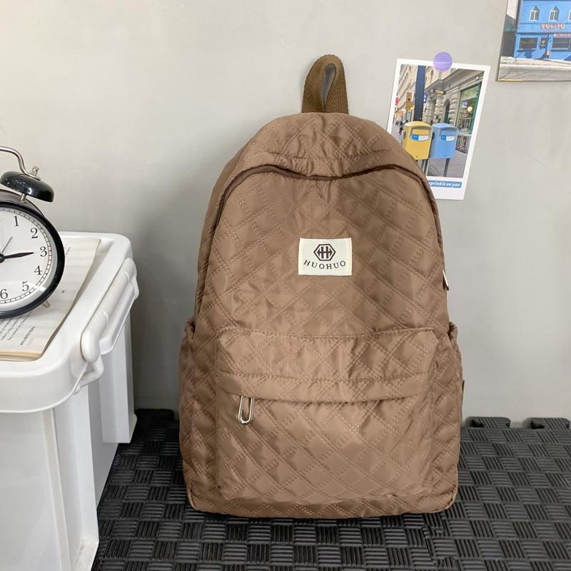 Schoolbag1011 New Trend Fashion Backpack Casual Simple Versatile Computer Backpack Large Capacity Chinese College Student School Bag