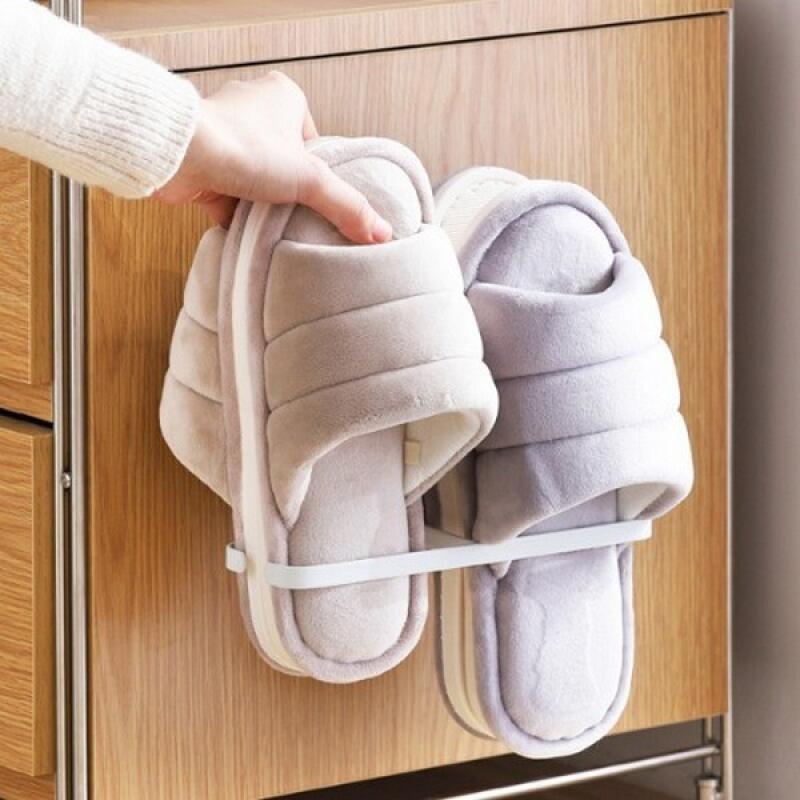 Hotel indoor slipper organizer wall-mounted couple slipper holder 2690₽
