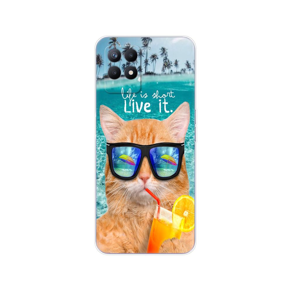 

Для Realme 8i чехол 6,6 дюйма силиконовая задняя крышка для OPPO Realme8i мягкий чехол RMX3151 чехол для телефона бампер Funda TPU Coque Capa Etui For Realme 8i