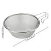 Fine Mesh Strainer Stainless Steel Professional Reusable Flour Sieve Snow Bowl Food
