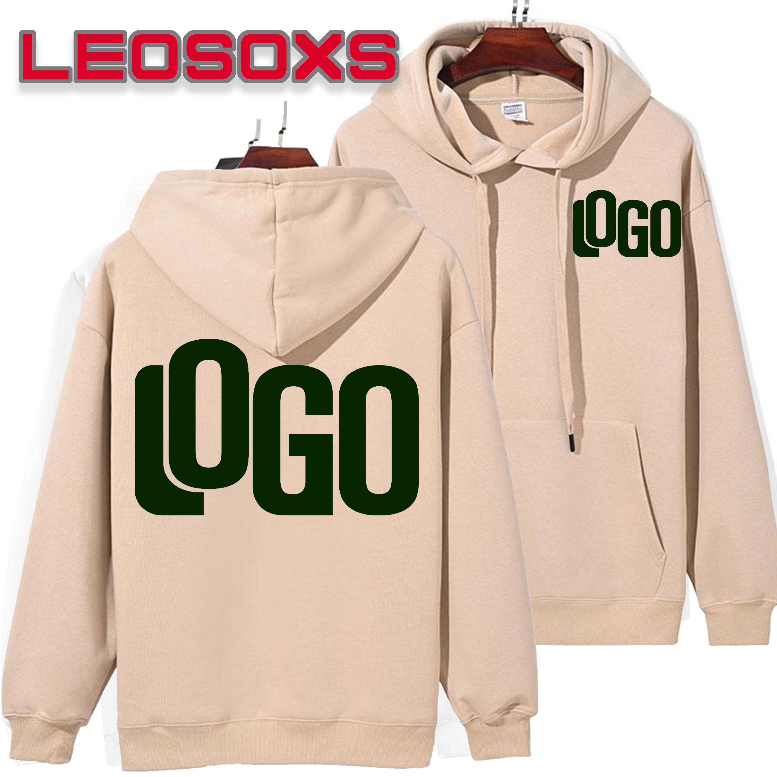 

DIY pattern custom LOGO 02 Heavy cotton plus velvet hooded sweater Men s thick black polar fleece pullover 3XL