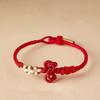 Fortunate Ornaments Exam Success Woven Bracelet Chinese Knot Bangle  Valentine's Day Gifts