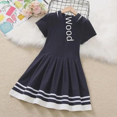 Girls' Summer College Style Princess Dresses - Fashionable Street Style Children's Skirts