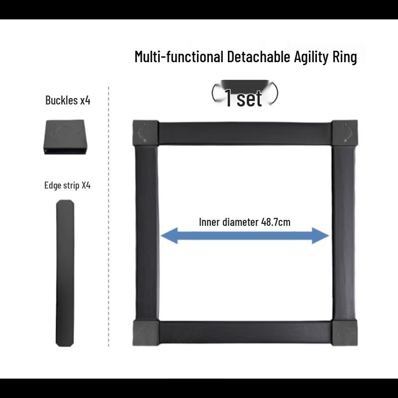 DIY Multi-functional Agility Training Rings Set