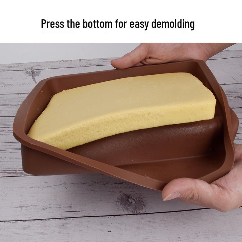 

Квадратная силиконовая форма для торта и мусса для легкого извлечения - Совместима с аэрофритюрницей и духовкой Random Color