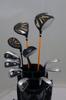 WORLD EAGLE Outlet Golf Club Set for 11 Lightweight Caddy Back with Head Flex R Beginners, Right-Handed, Pieces, (Black) Cover, Men's 5Z-Black