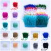 New Arrival Feather Trim Goose Feather Trim 15-20cm Goose Biots Feathers Fringe Ribbon Dress Skrit Jewelry Making Accessories