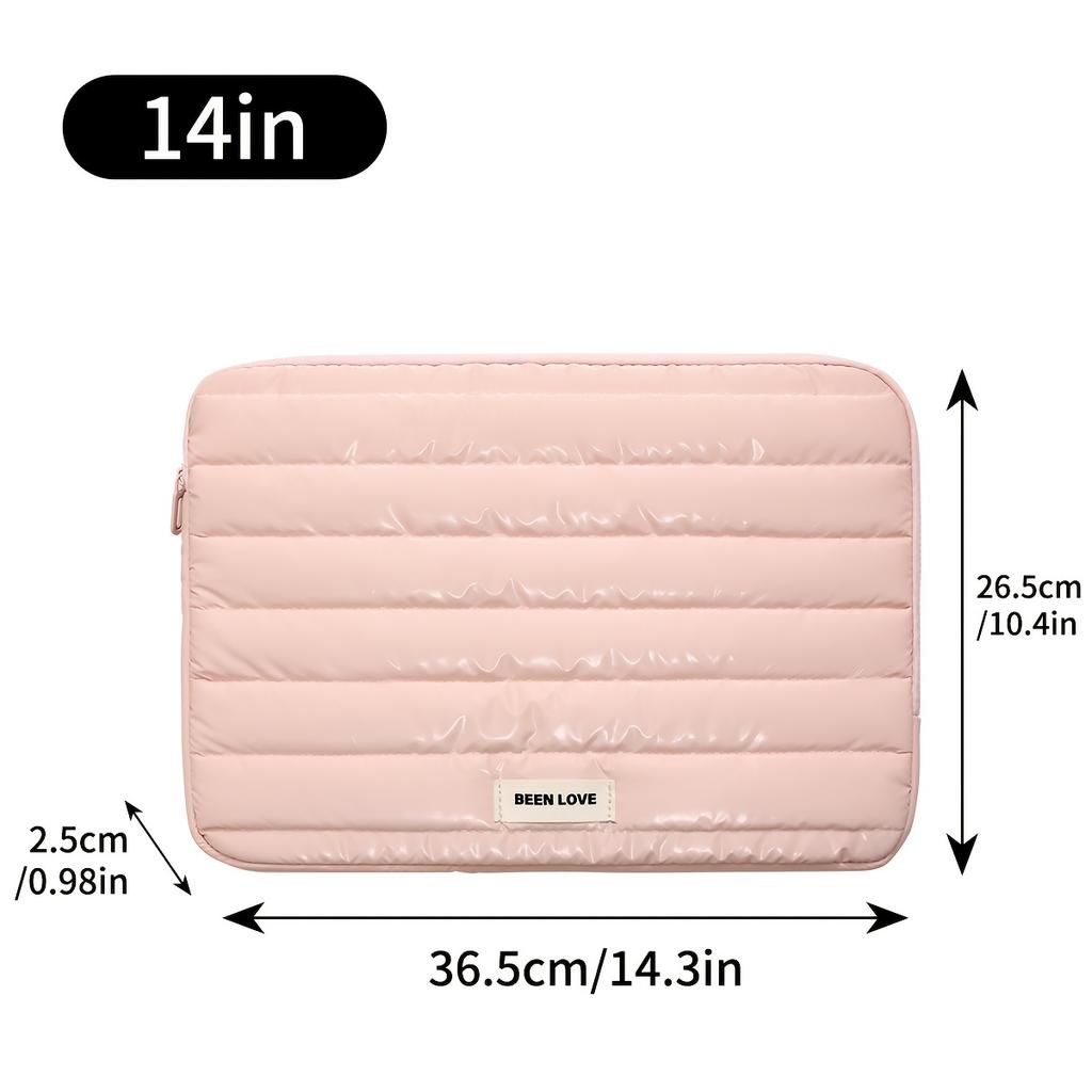 Portable Laptop Sleeve Bag Handheld Computer Inner Bag Large Capacity Down Storage Bag Travel Organizer Pouch for Business
