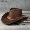 Vintage Ethnic Western Cowboy Hat Unisex Outdoor Sun Protection Travel Hat
