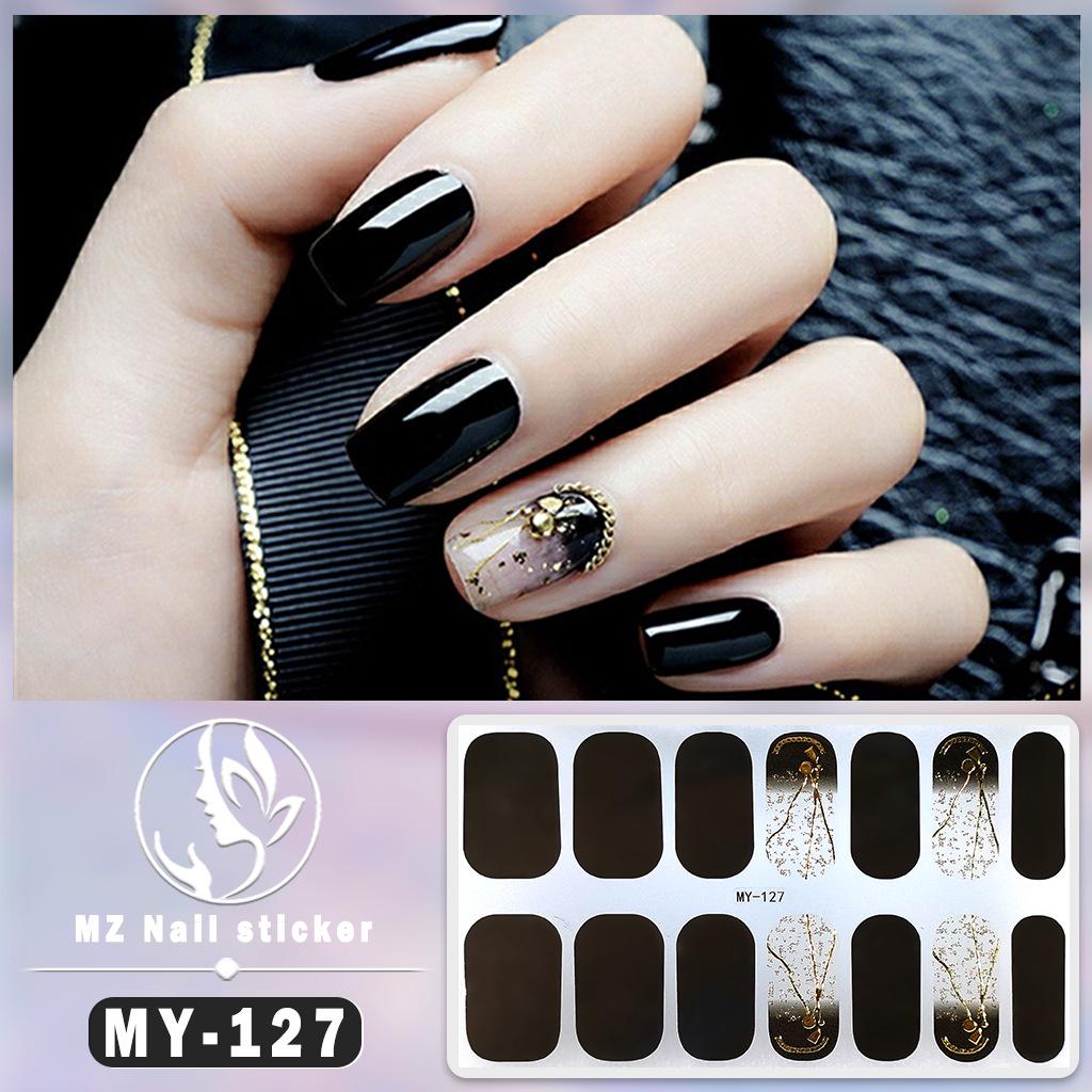 3D Waterproof Gel Nail Polish Film – Diamond & Laser Nail Art Stickers