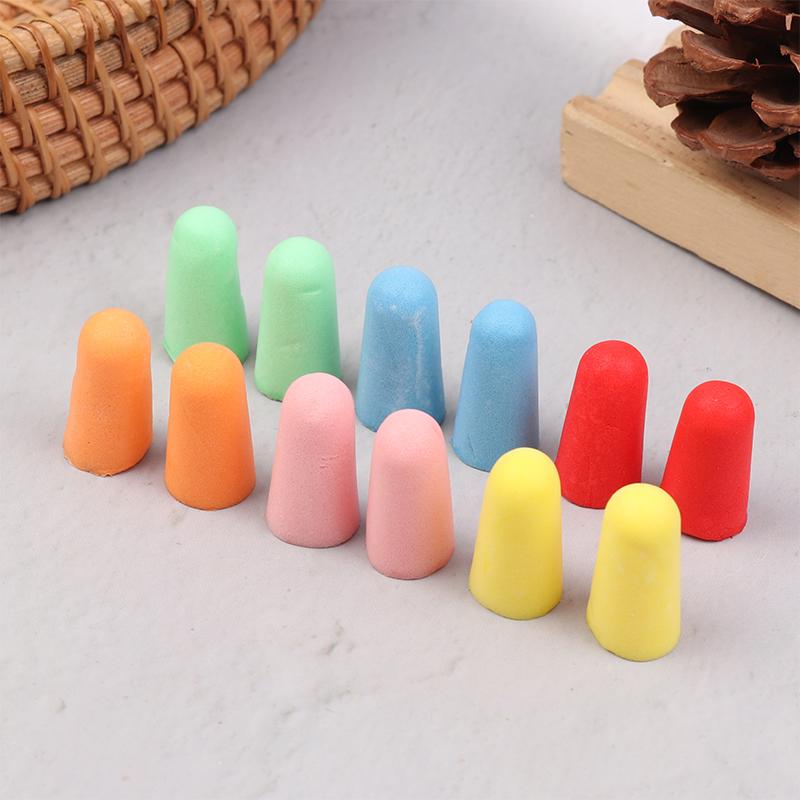 10 Pairs Sponge Earplugs Noise Canceling Sleep Earplugs Noise-Isolating Earplugs Dust Resistant Abrasion Resistant Flexible Work