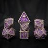 Undead Dice Set Skeleton Head Solid Metal for DND TRPG, Pathfinder, Tabletop Games, TRPG Wizard Evil D20 D12 D10 D8 D6 D4