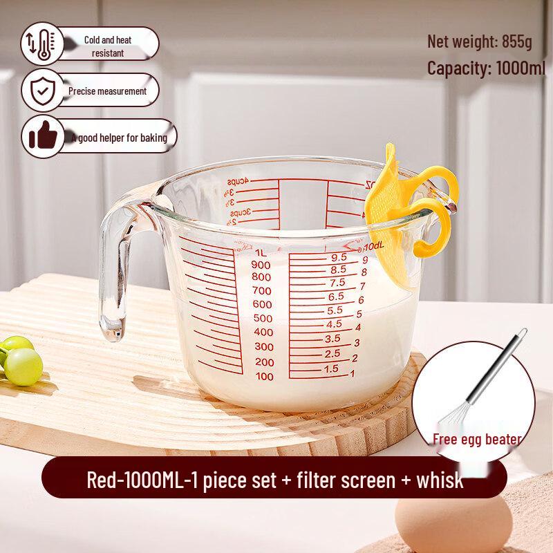 Glass Measuring Cup with Scale
