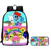 Rhythm Box Sprunki Spel Anime Rugzak Student Schooltas Computer Tas