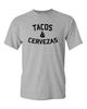 Tacos and Cervezas Mexican Food T Shirt Tee Funny