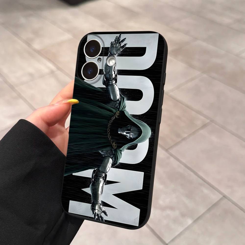 M-MF Rapper D-DOOM For IPhone 17 16 15 14 13 12 11 Pro Max 13 17Air Shockproof Soft Phone Cases Coque