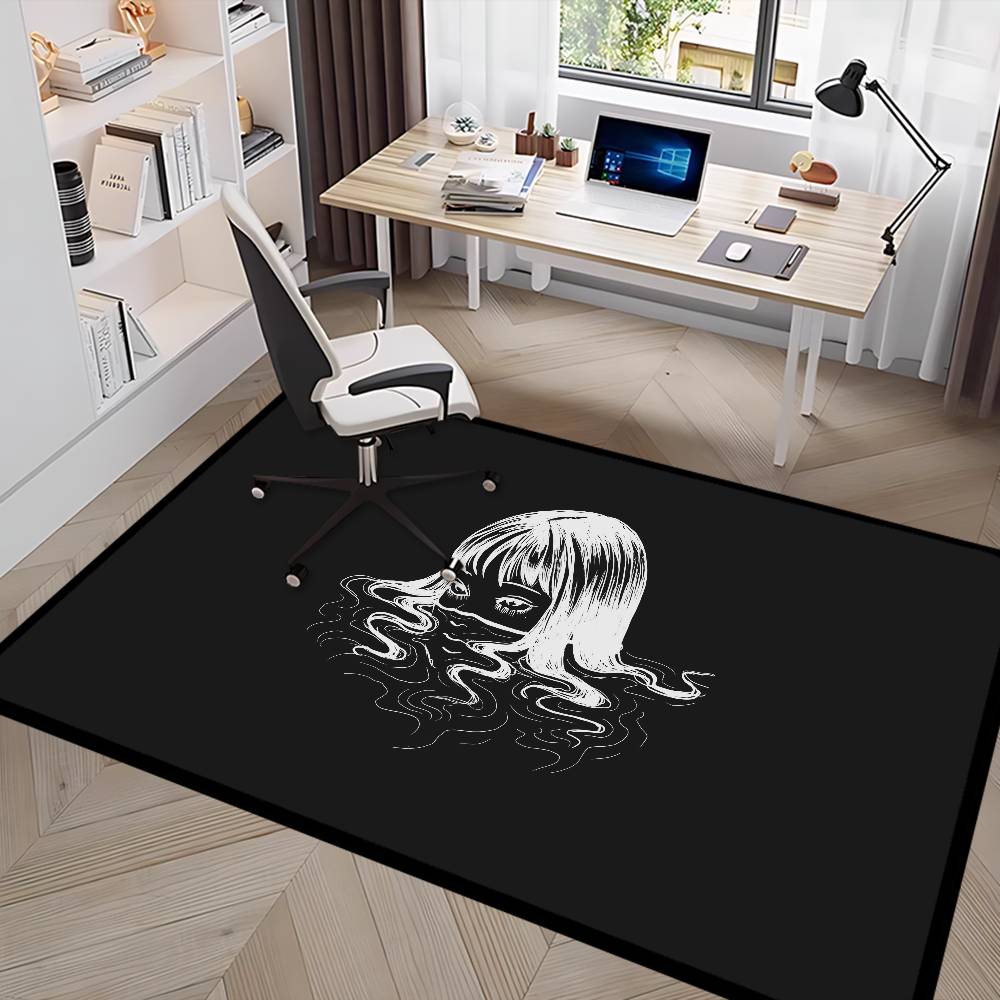 Junji Ito Kawakami Tomie Hallway Carpet Washable Non-Slip Living Room Sofa Chairs Area Mat Kitchen Doormat Area Rug