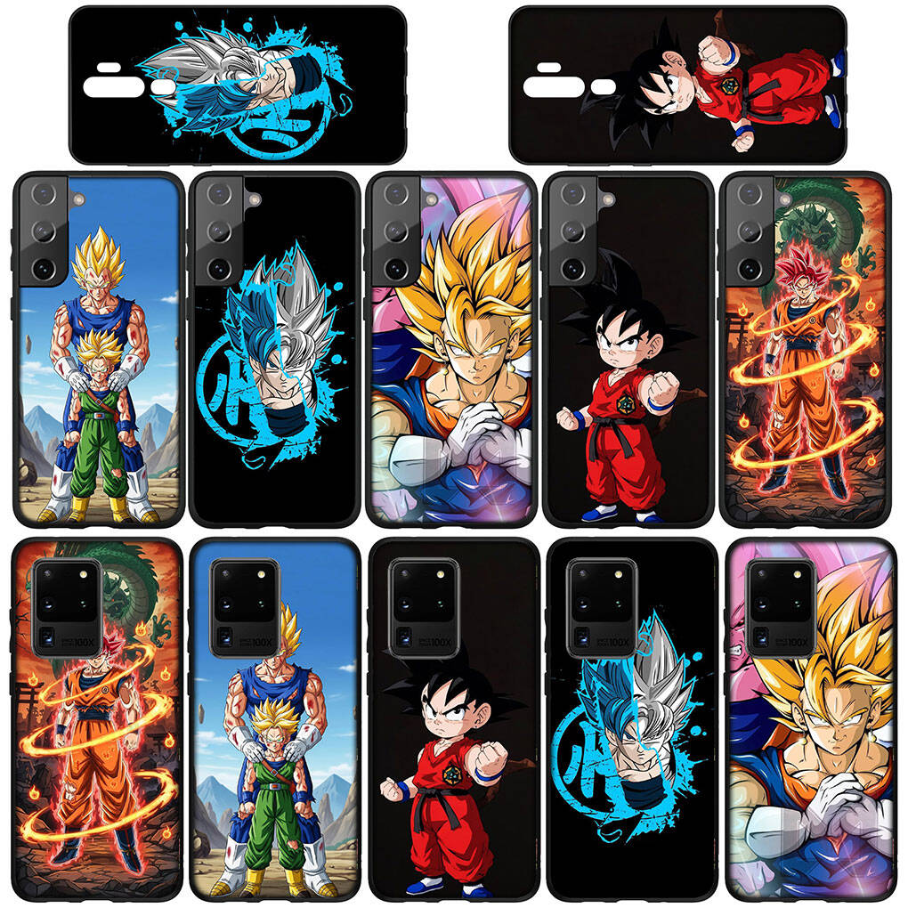 Phone Case for iPhone 17 15 16 Plus Redmi Note 14 12 11 13 Pro Max Huawei P30 P20 Lite OPPO A60 A40 A80 A54 Son Gokus Comics Dragon Vegeta Ball Cover