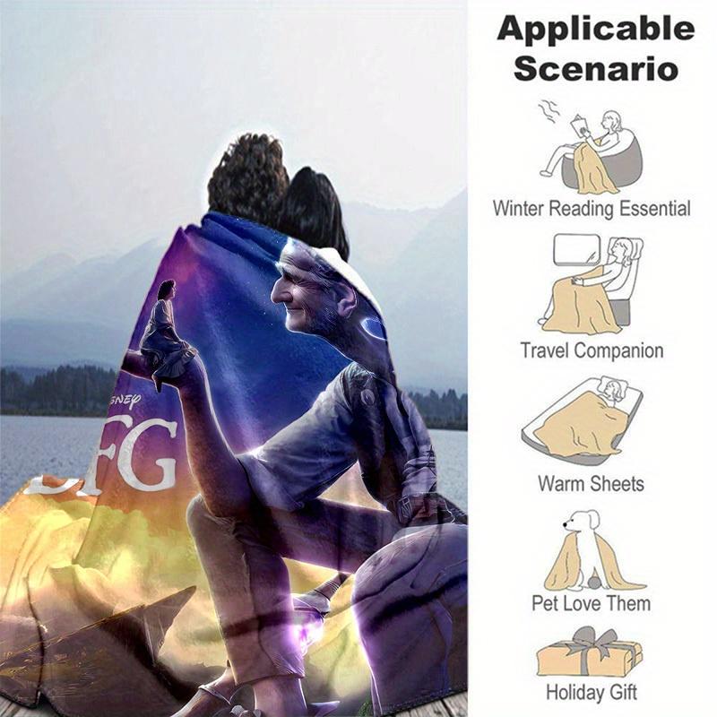 1pc, Disney The BFG Giant's Hand Soft Throw Blanket Perfect for Home Decor, Couch Cover, Outdoor Use, Travel