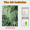 Crystal Pearl Painting 5D DIY Frame Decoration Painting Plants Home Wall Decoration Transparent Pearl Gemstone Painting Picture Art Crafts