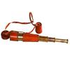 Handmade Brass Spyglass Telescope with Leather Case Nautical Decor, Pirate Style