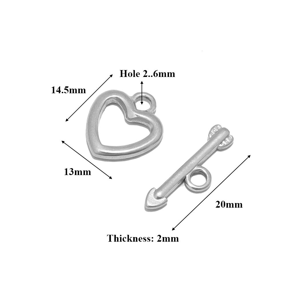 4 Sets Stainless Steel Gold Toggle OT Clasps for DIY Jewelry Making Necklaces Connectors Fasteners Bracelets Hooks Supplies