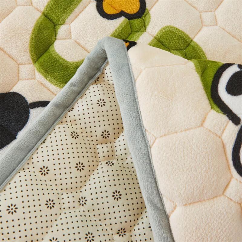 JINGRUIXIANG Milk Velvet Quilted Mattress Topper