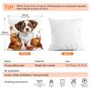 Autumn Thanksgiving Decor Pillowcase Printed Polyester 45x45cm Throw Pillowcover Decorative Sofa Cushion Pillowslip Home Decor